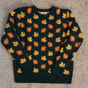 KJP Cozy Cabin Sweater Leaf 🍂 pattern